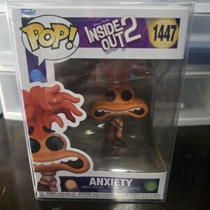 Funko Pop Inside Out 2 Anxiety Figure With Protective Case